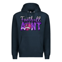 Navy football aunt Premium Hoodie - CowhideDigitalArt