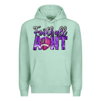 Seafoam football aunt Premium Hoodie - CowhideDigitalArt