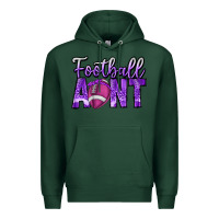 Sports Green football aunt Premium Hoodie - CowhideDigitalArt