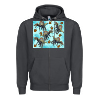 Smoke spinosaurus Zipper Hoodie - Artiststas