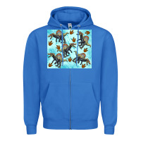 True Royal spinosaurus Zipper Hoodie - Artiststas