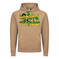 Vintage Coffee Too cute to pinch St. Patrick's Day Vintage Hoodie - HowdyJamesFarm