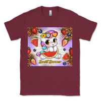 Burgundy sweet summer cute unicorn Classic Tee - TumblerDesignByShophia