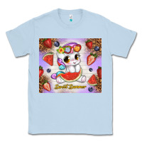 Dusty Blue sweet summer cute unicorn Classic Tee - TumblerDesignByShophia
