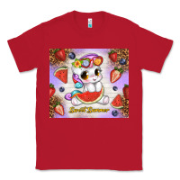 Red sweet summer cute unicorn Classic Tee - TumblerDesignByShophia