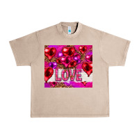 French Oak love heart shaped balloons tumbler hjf Urban Heavy Tee - HowdyJamesFarm