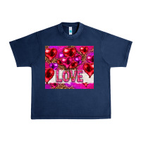 Navy love heart shaped balloons tumbler hjf Urban Heavy Tee - HowdyJamesFarm