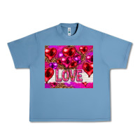 Pebble Blue love heart shaped balloons tumbler hjf Urban Heavy Tee - HowdyJamesFarm