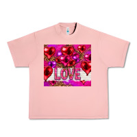 Salmon love heart shaped balloons tumbler hjf Urban Heavy Tee - HowdyJamesFarm