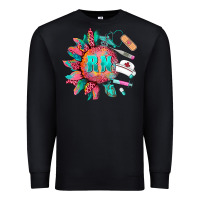Black western registered nurse  medical instruments Premium Sweatshirt - BarkalooDesign