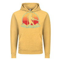 Vintage Mustard Softball Retro Vintage 80s Style Player Gift Vintage Hoodie - longCreatives