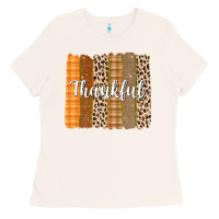 Bone Thankful Brushstrokes Ladies Tee - texasbilliewilder