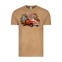 Vintage Camel merry christmas truck Vintage Tee - CowGirlArtShop