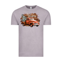 Vintage Zinc merry christmas truck Vintage Tee - CowGirlArtShop