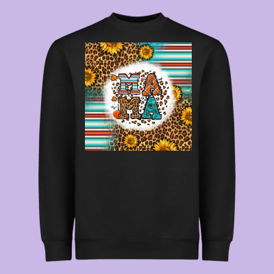 Western Fall Mama Heavyweight Sweatshirt Designed By Lillyallendesigns