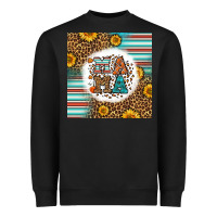 Black western fall mama Heavyweight Sweatshirt - LillyAllenDesigns