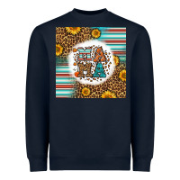 Navy western fall mama Heavyweight Sweatshirt - LillyAllenDesigns