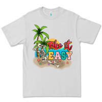 Dove Grey take it easy Premium Tee - NancyCooperArtShop