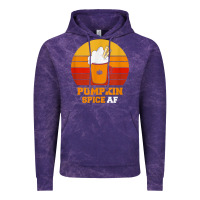 Cloud Purple pumpkin spice af retro vintage background happy halloween Vintage Hoodie - longCreatives
