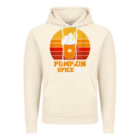 Vintage Artic pumpkin spice af retro vintage background happy halloween Vintage Hoodie - longCreatives