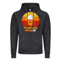 Vintage Black pumpkin spice af retro vintage background happy halloween Vintage Hoodie - longCreatives