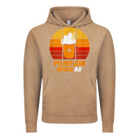 Vintage Coffee pumpkin spice af retro vintage background happy halloween Vintage Hoodie - longCreatives