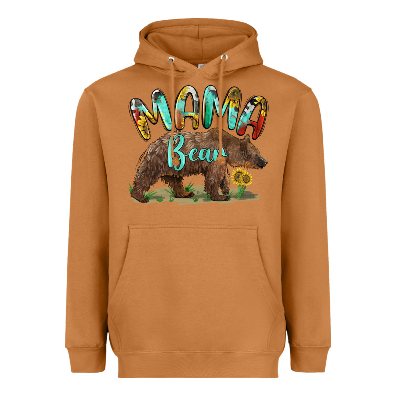 Mama Bear Heavyweight Hoodie by BarkalooDesign | Teevron