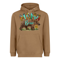 Toasted Coconut mama bear Heavyweight Hoodie - BarkalooDesign