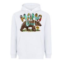 White mama bear Heavyweight Hoodie - BarkalooDesign