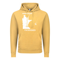 Vintage Mustard MN Minnesota Fishing T Gift for Fishermen and Anglers Vintage Hoodie - longCreatives