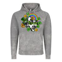 Cloud Rock Texas map St. Patrick's Vintage Hoodie - CowGirlArtShop