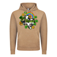 Vintage Coffee Texas map St. Patrick's Vintage Hoodie - CowGirlArtShop