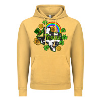 Vintage Mustard Texas map St. Patrick's Vintage Hoodie - CowGirlArtShop