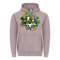 Vintage Zinc Texas map St. Patrick's Vintage Hoodie - CowGirlArtShop