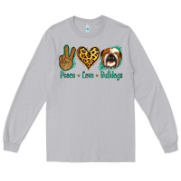 Moon Dust Peace Love Bulldog Long Sleeve Tee - Jasminsmagicworld
