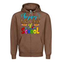 Chestnut happy last day of school Zipper Hoodie - Artiststas