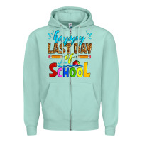 Seafoam happy last day of school Zipper Hoodie - Artiststas