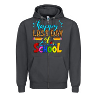 Smoke happy last day of school Zipper Hoodie - Artiststas