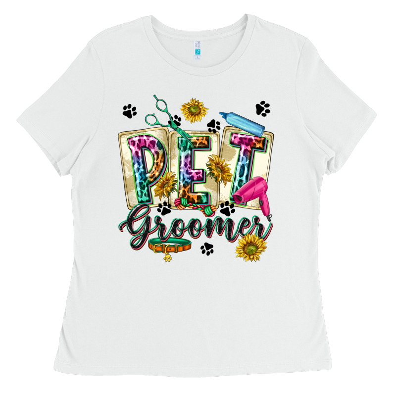 Western Pet Groomer Ladies Tee by texasbilliewilder | Teevron