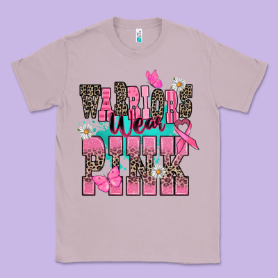 Warriors Wear Pink Cancer Awareness Classic Tee Designed By Howdyjamesfarm