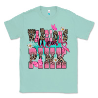 Seafoam Warriors wear pink Cancer Awareness Classic Tee - HowdyJamesFarm