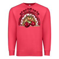 Cardinal cherry rainbow Premium Sweatshirt - BarkalooDesign