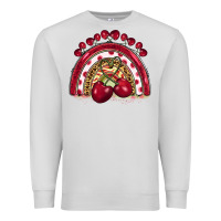 Dove Grey cherry rainbow Premium Sweatshirt - BarkalooDesign