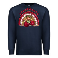 Navy cherry rainbow Premium Sweatshirt - BarkalooDesign