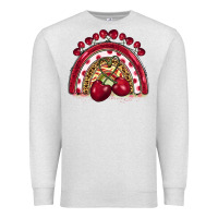 Oatmeal Heather cherry rainbow Premium Sweatshirt - BarkalooDesign