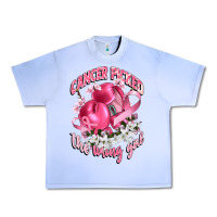 Grape Ice cancer picked the wrong girl Urban Heavy Tee - CowGirlArtShop