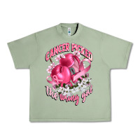 Oil Green cancer picked the wrong girl Urban Heavy Tee - CowGirlArtShop