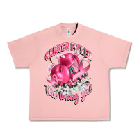 Salmon cancer picked the wrong girl Urban Heavy Tee - CowGirlArtShop