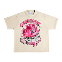 Cancer Picked The Wrong Girl Urban Heavy Tee | Teevron