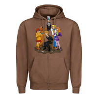 Chestnut surprise!  scooby dog with friends funny halloween Zipper Hoodie - longCreatives